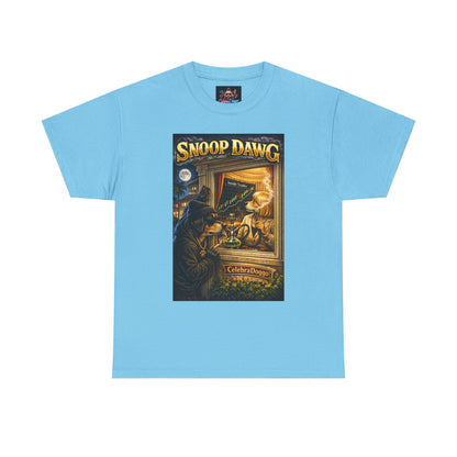 Dog Graphic Tee — "Snoop Dawg" Retro Party T-Shirt