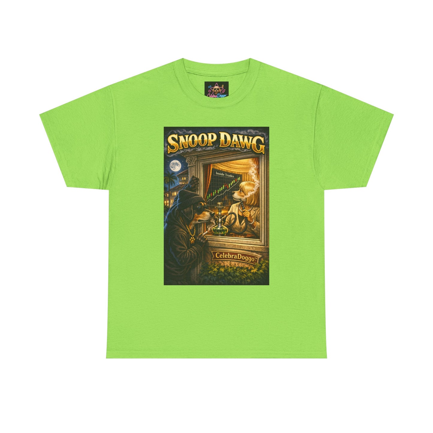 Dog Graphic Tee — "Snoop Dawg" Retro Party T-Shirt