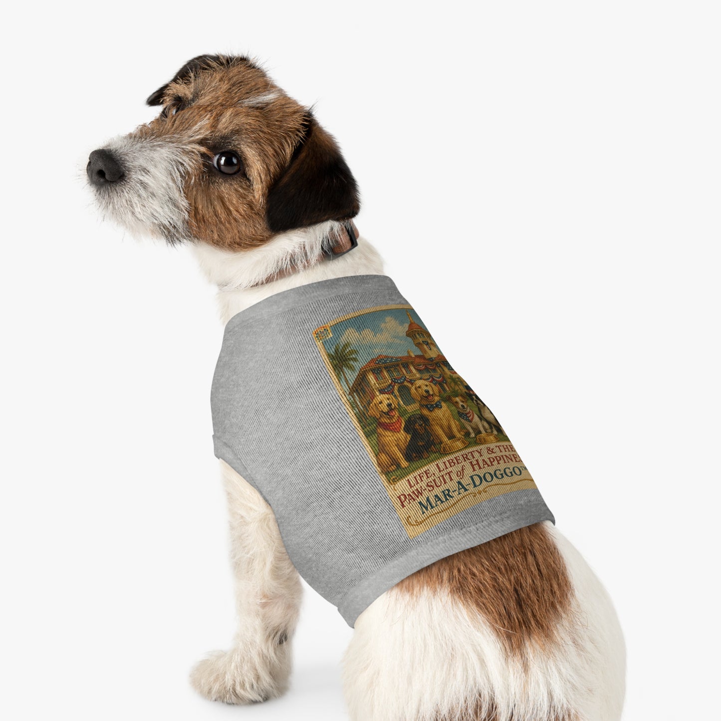 Life Liberty & The Paw-suit of Happiness (Doggo Tank Top)