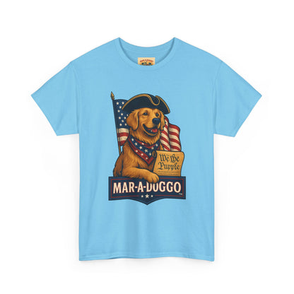 Mar-a-Duggo Patriotic Dog Tee — "We the Pupple" Vintage Americana T-Shirt