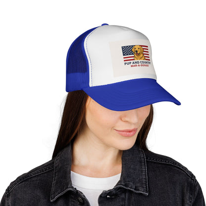 Pup & Country Trucker Cap (One Size Fits Most)