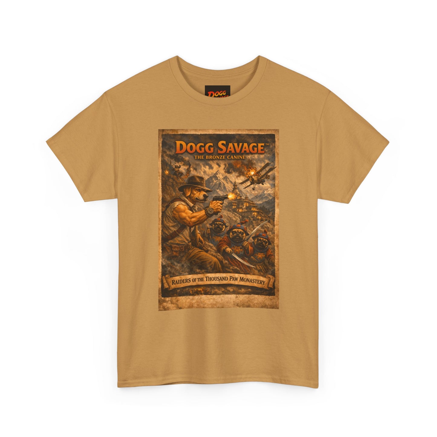 Dogg Savage Retro Graphic Tee — Vintage Adventure Poster T‑Shirt