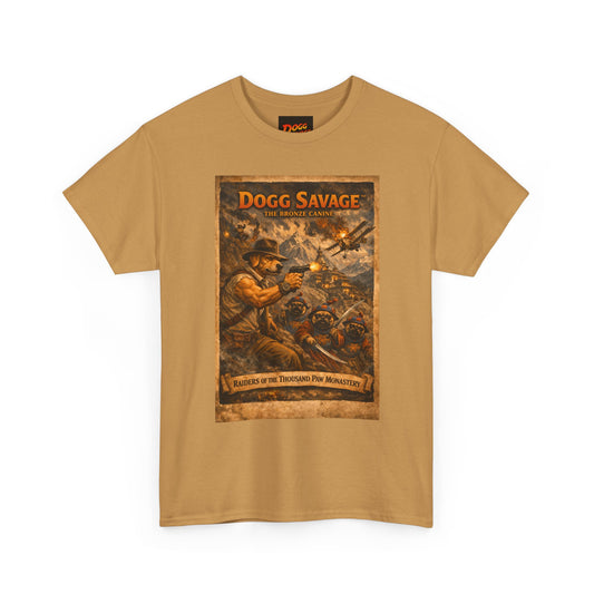 Dogg Savage Retro Graphic Tee — Vintage Adventure Poster T‑Shirt