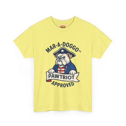 Pawtriot Tee - "Mar-a-Doggo" Patriotic Bulldog Shirt