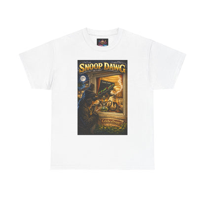 Dog Graphic Tee — "Snoop Dawg" Retro Party T-Shirt