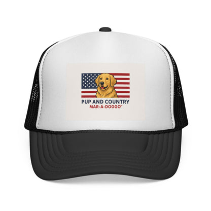 Pup & Country Trucker Cap (One Size Fits Most)