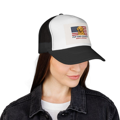 Pup & Country Trucker Cap (One Size Fits Most)