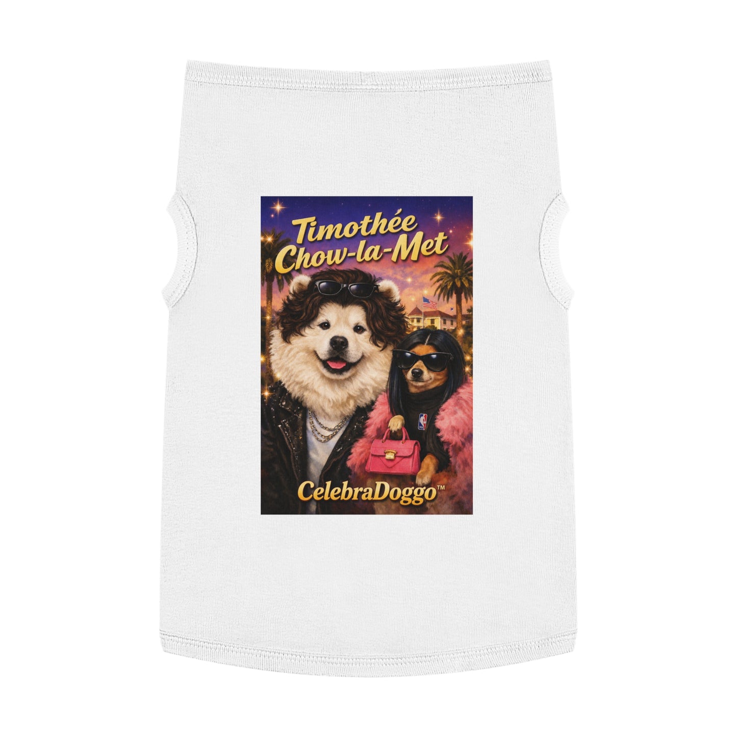 "Timothée Chow-la-Met" Glam Pet Shirt