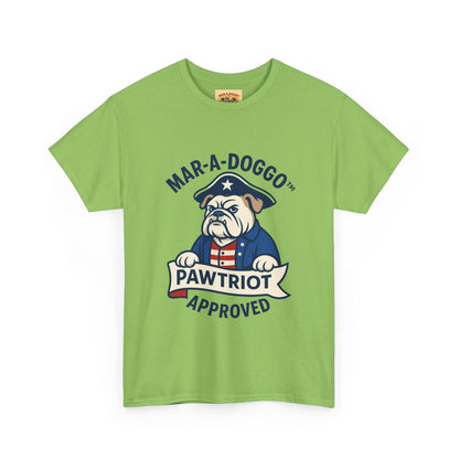 Pawtriot Tee - "Mar-a-Doggo" Patriotic Bulldog Shirt