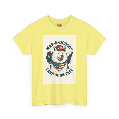 T-Shirt — "Mar-A-DoggO" Patriotic Dog Tee (Land of the Free)