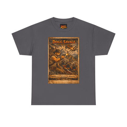 Dogg Savage Retro Graphic Tee — Vintage Adventure Poster T‑Shirt