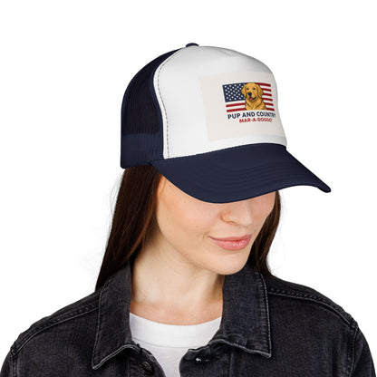 Pup & Country Trucker Cap (One Size Fits Most)