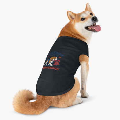 Freedom Fetch Pet Tank Top — "Mar-A-Doggo" Patriotic Dog Shirt