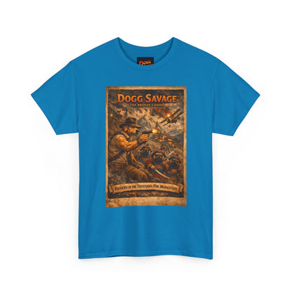 Dogg Savage Retro Graphic Tee — Vintage Adventure Poster T‑Shirt