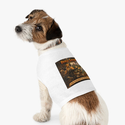 Pet Tank Top — "Dogg Savage: Fury in the Skies of Angkor Wat" Military Print Dog Shirt