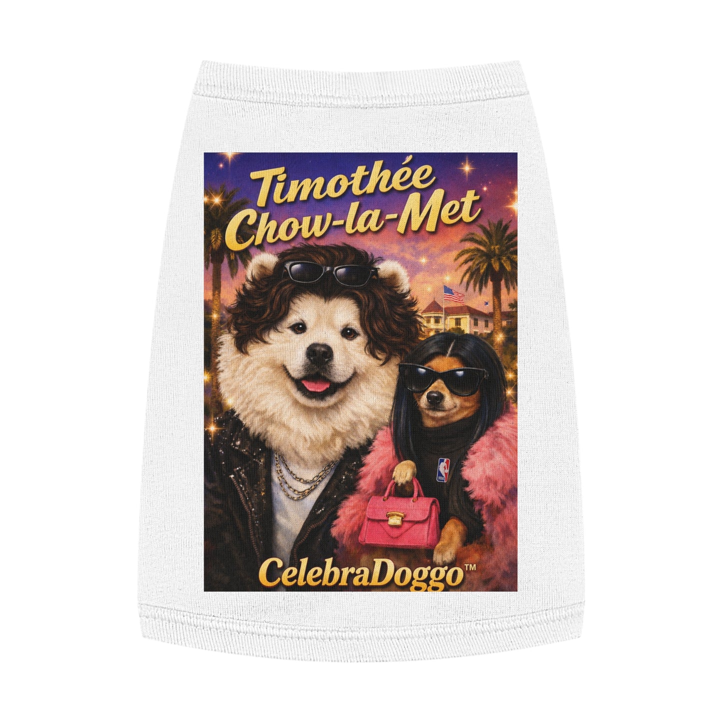 "Timothée Chow-la-Met" Glam Pet Shirt
