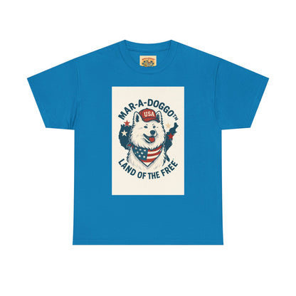 T-Shirt — "Mar-A-DoggO" Patriotic Dog Tee (Land of the Free)