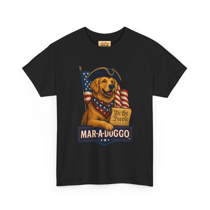 Mar-a-Duggo Patriotic Dog Tee — "We the Pupple" Vintage Americana T-Shirt