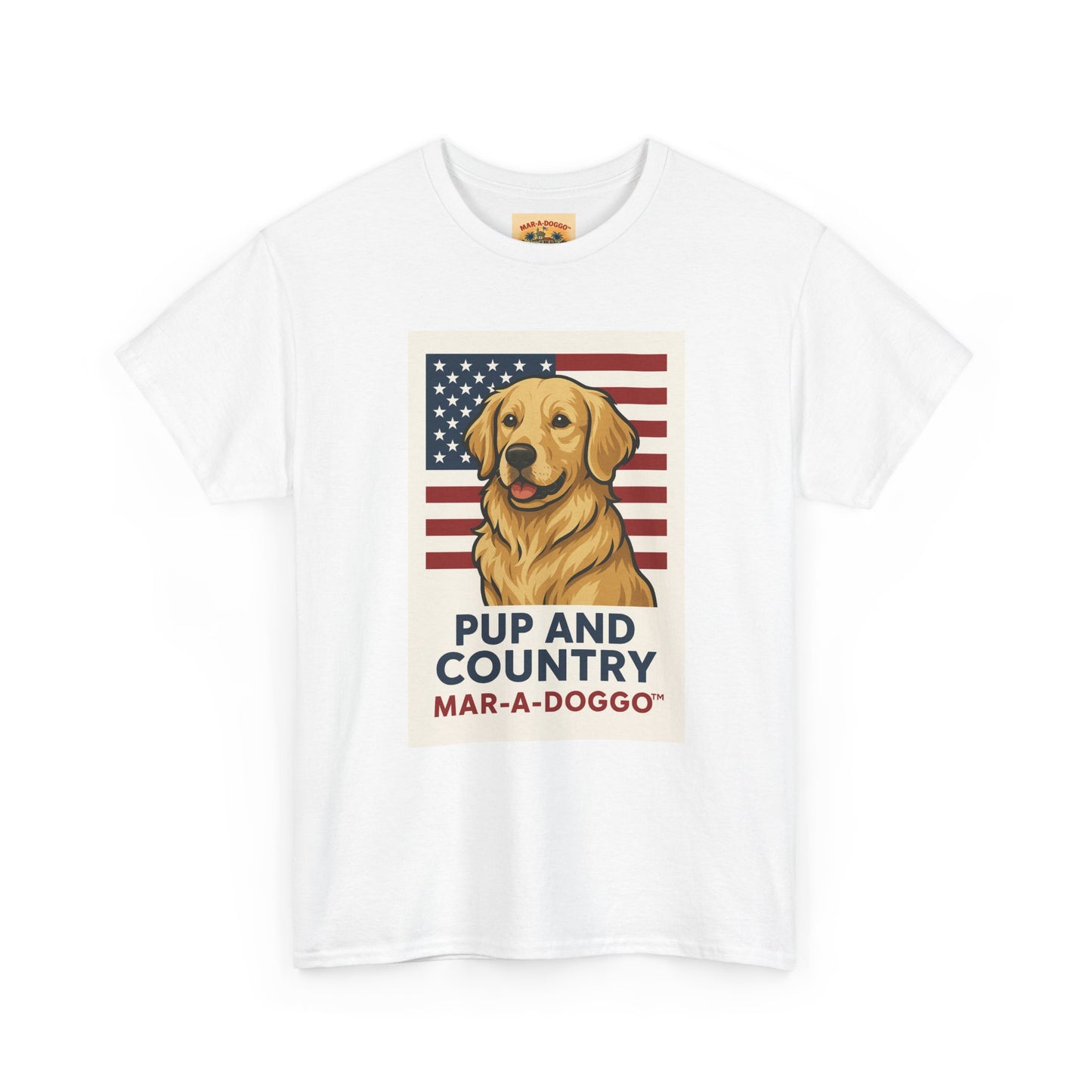 Pup and Country T-Shirt — "Mar-A-Doggo" Patriotic Dog Graphic Tee