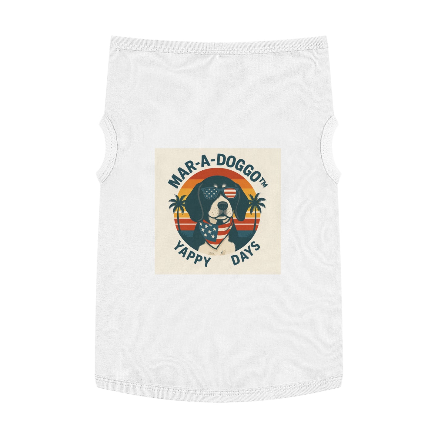 Patriotic 'Mar-A-Doggo Yappy Days' Dog Shirt