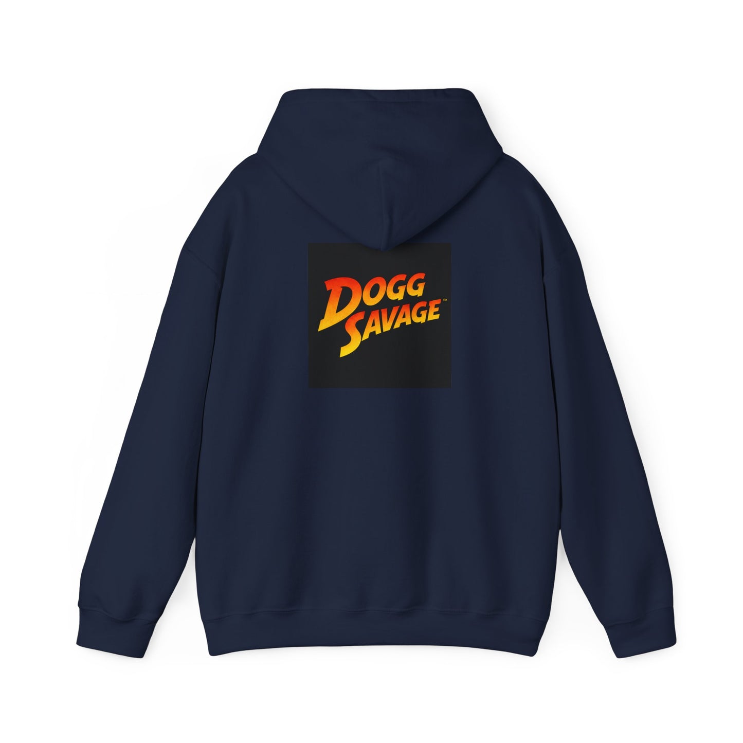 Dogg Savage Vintage Adventure Hoodie "Fury In The Skies Of Angkor Wat" — Retro Logo Pullover