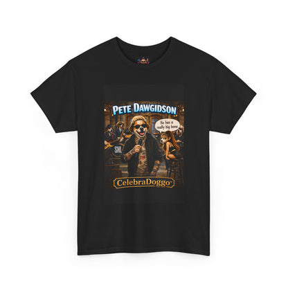 "Pete Dawgidson" Graphic Tee — Funny Dog Party T-Shirt
