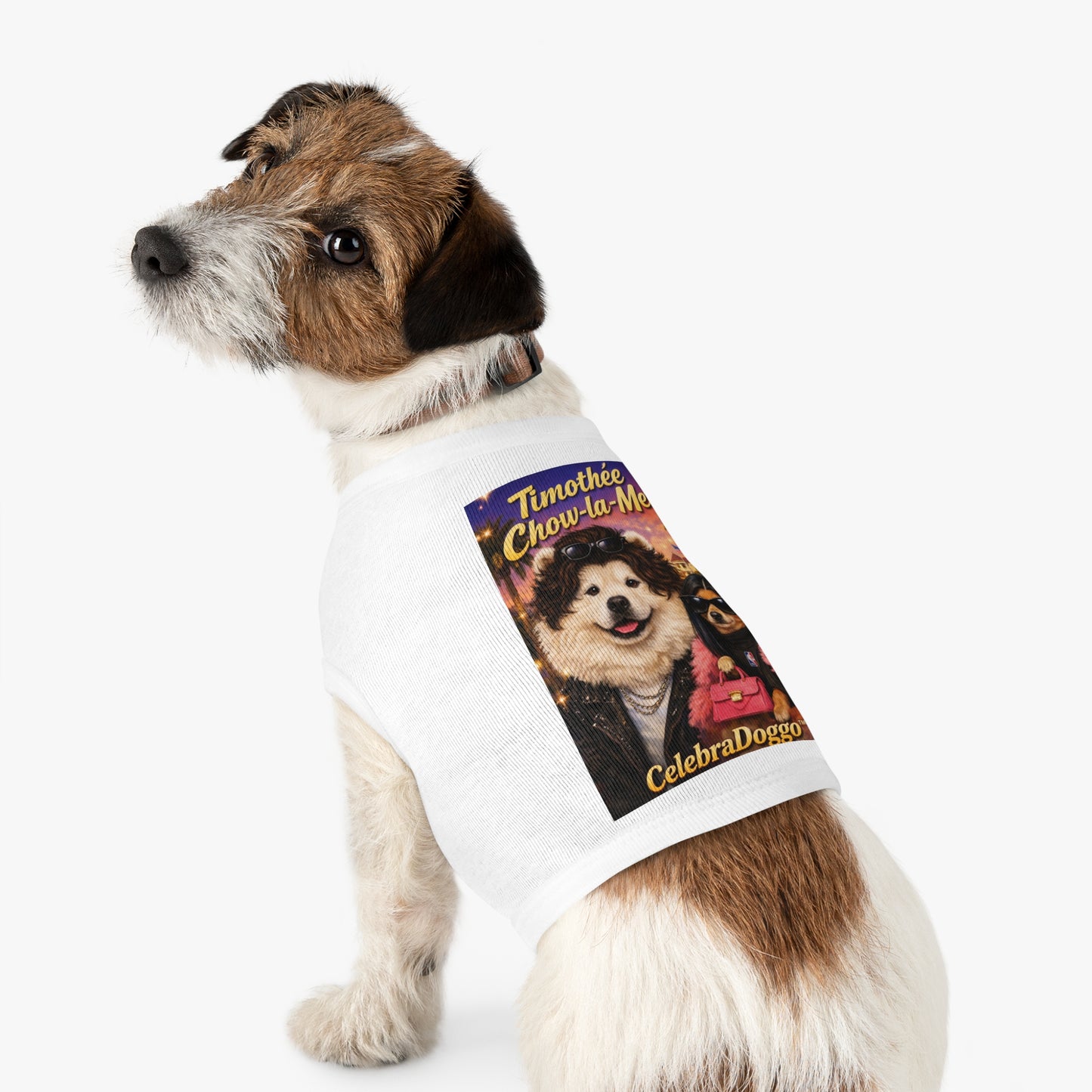 "Timothée Chow-la-Met" Glam Pet Shirt