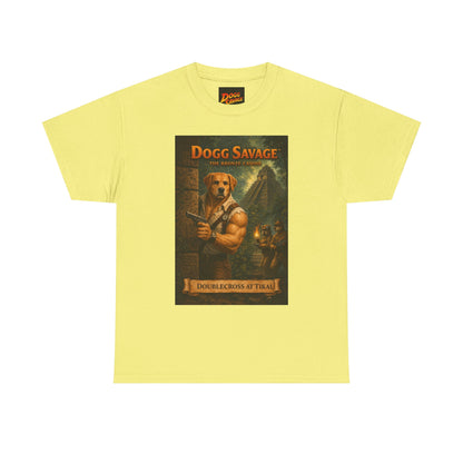 Dogg Savage Vintage Fantasy T-Shirt — "Dogg Savage: Doublecross At Tikal" Graphic Tee