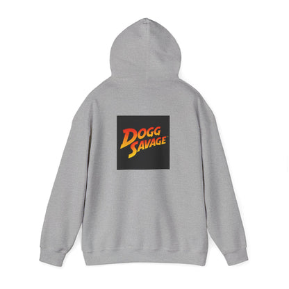 Dogg Savage Vintage Adventure Hoodie "Fury In The Skies Of Angkor Wat" — Retro Logo Pullover