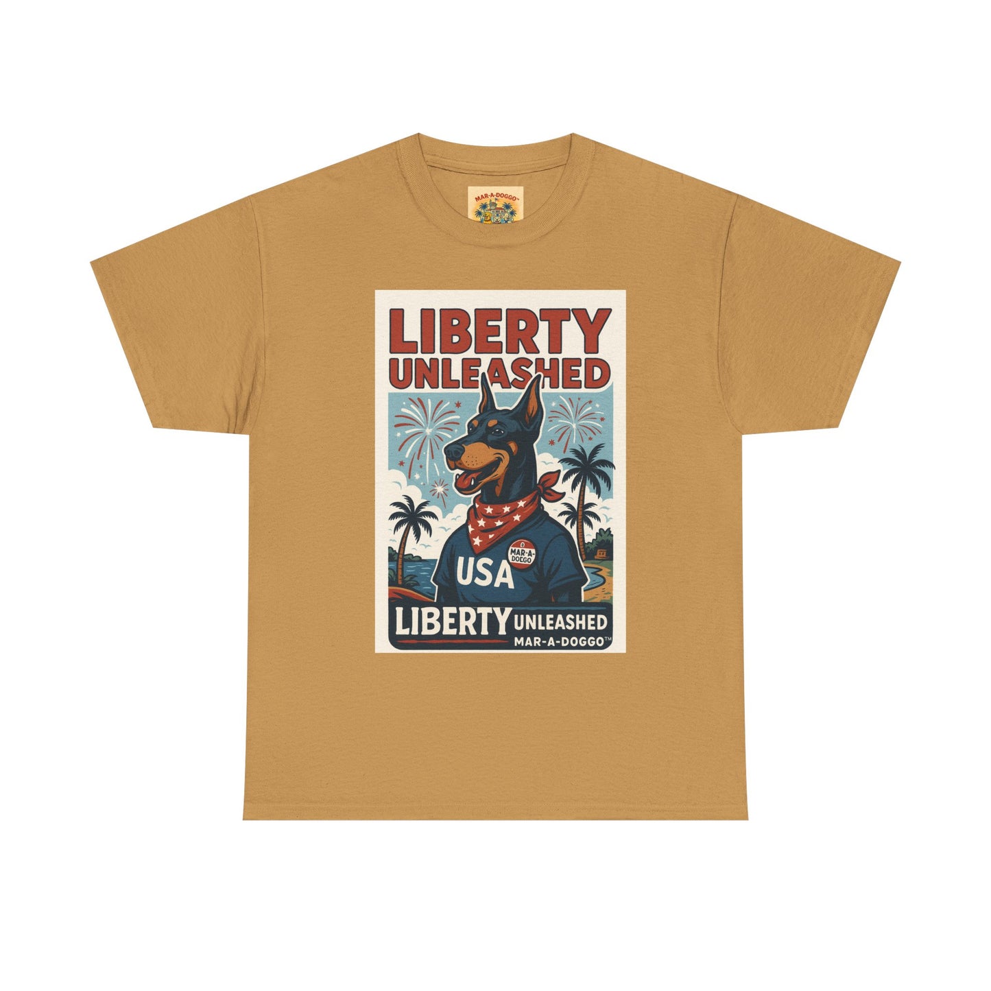 Liberty Unleashed USA Dog Graphic Tee