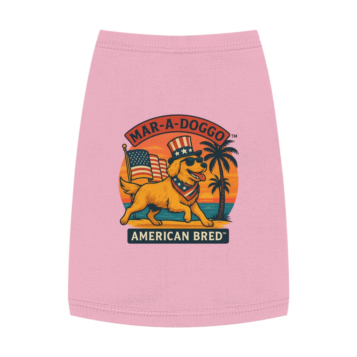 "American Bred" Mar-A-Doggo Dog Shirt
