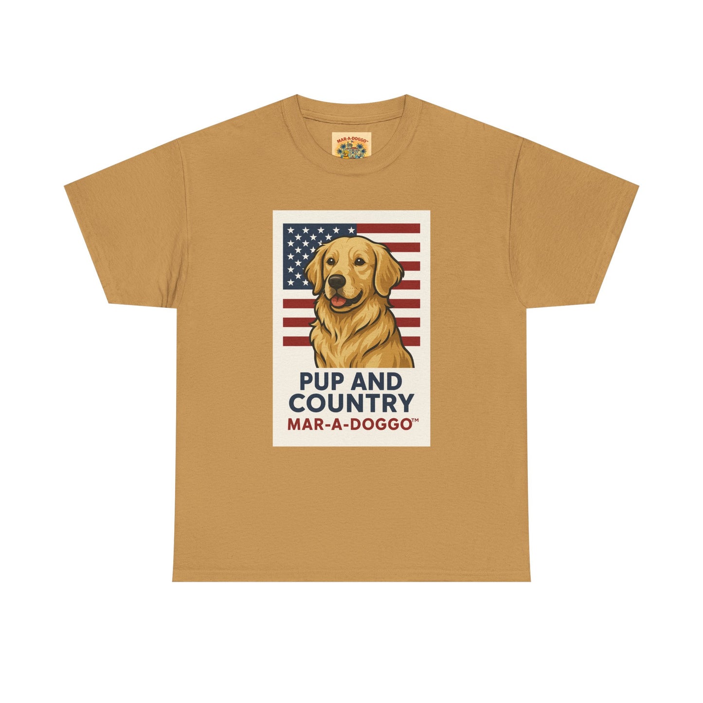 Pup and Country T-Shirt — "Mar-A-Doggo" Patriotic Dog Graphic Tee