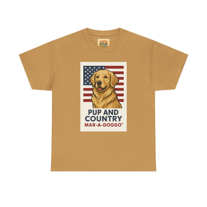 Pup and Country T-Shirt — "Mar-A-Doggo" Patriotic Dog Graphic Tee