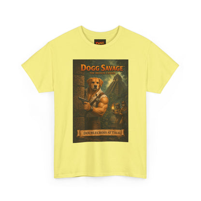 Dogg Savage Vintage Fantasy T-Shirt — "Dogg Savage: Doublecross At Tikal" Graphic Tee